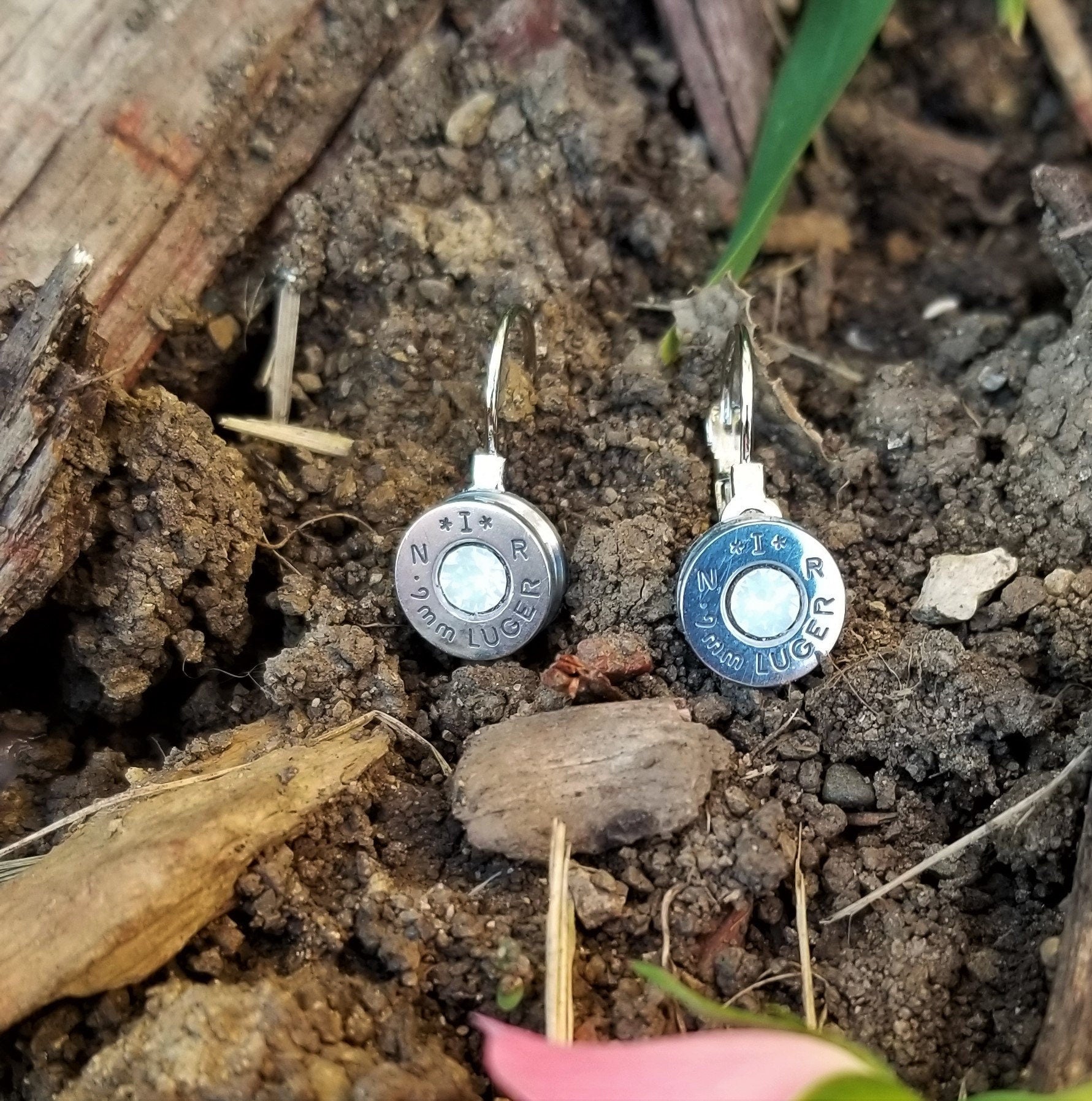 Opal 9mm Bullet French Clip Earrings __etsy:1923983538