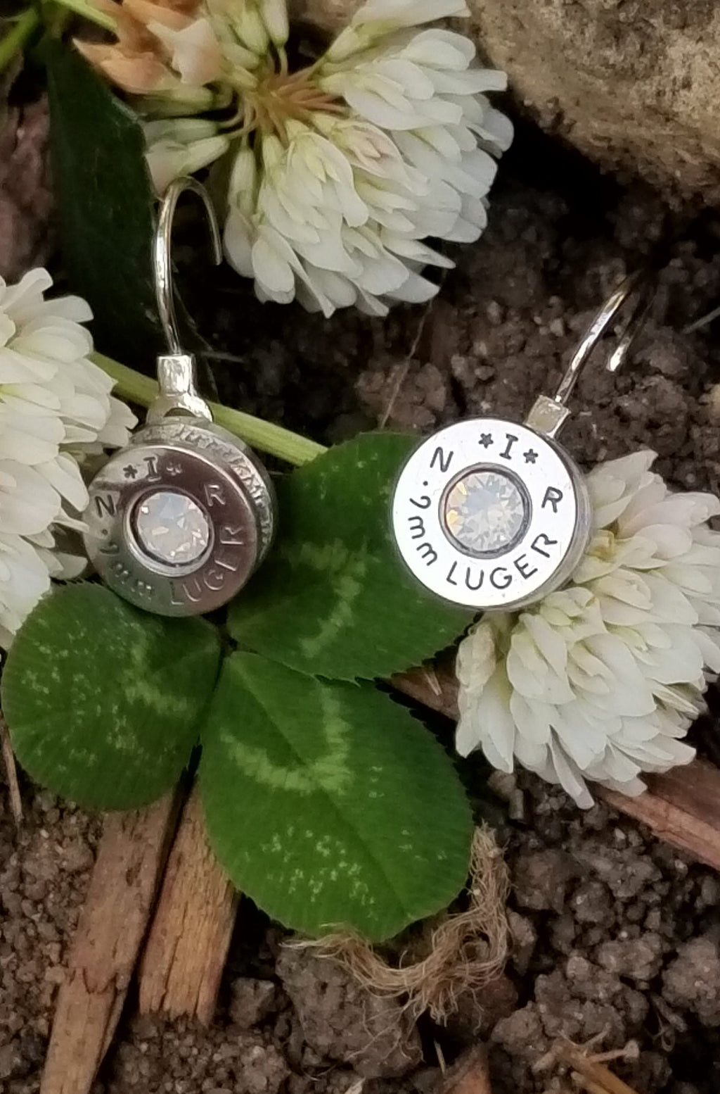 Opal 9mm Bullet French Clip Earrings __etsy:1971527059