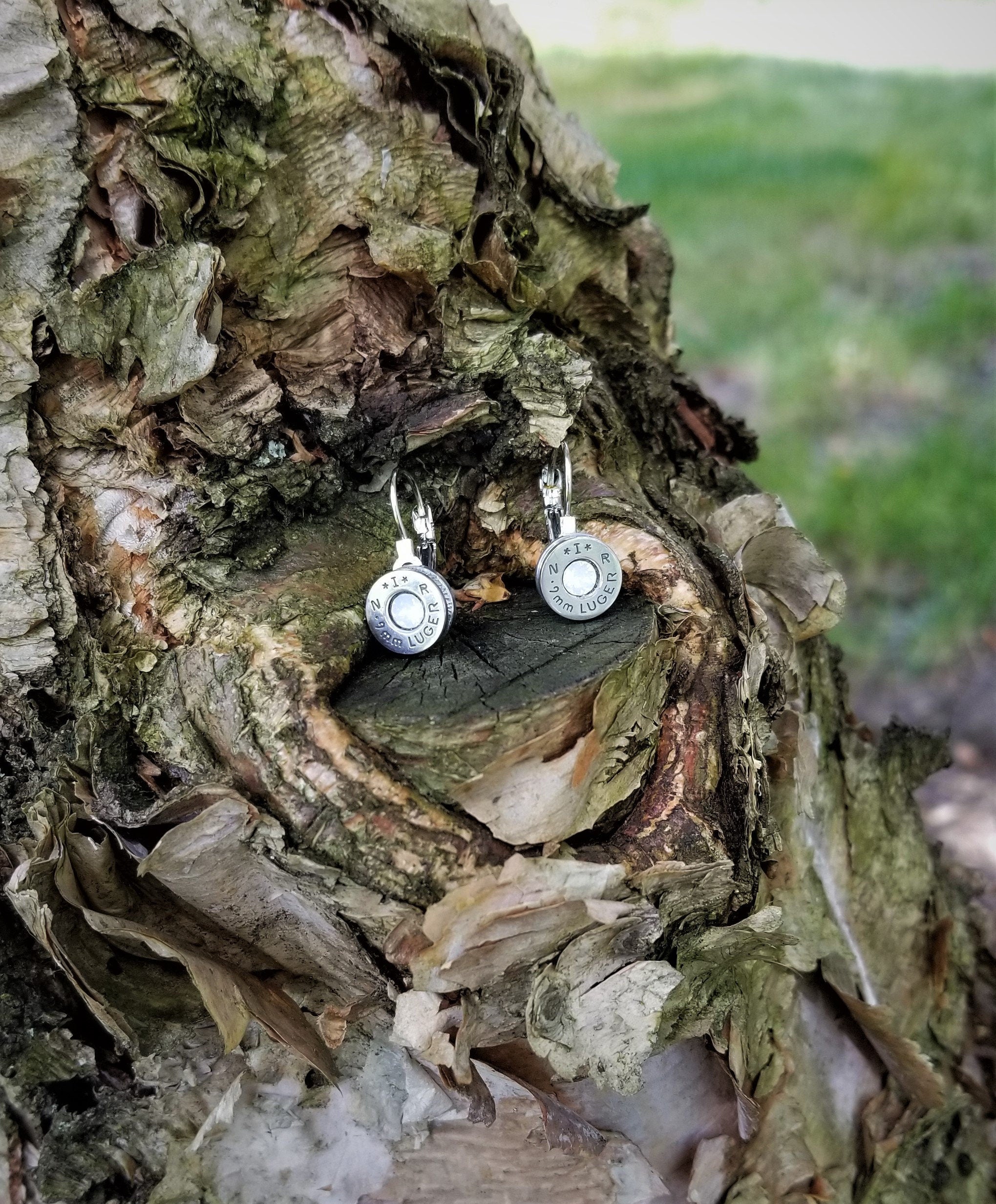Opal 9mm Bullet French Clip Earrings __etsy:1971527147