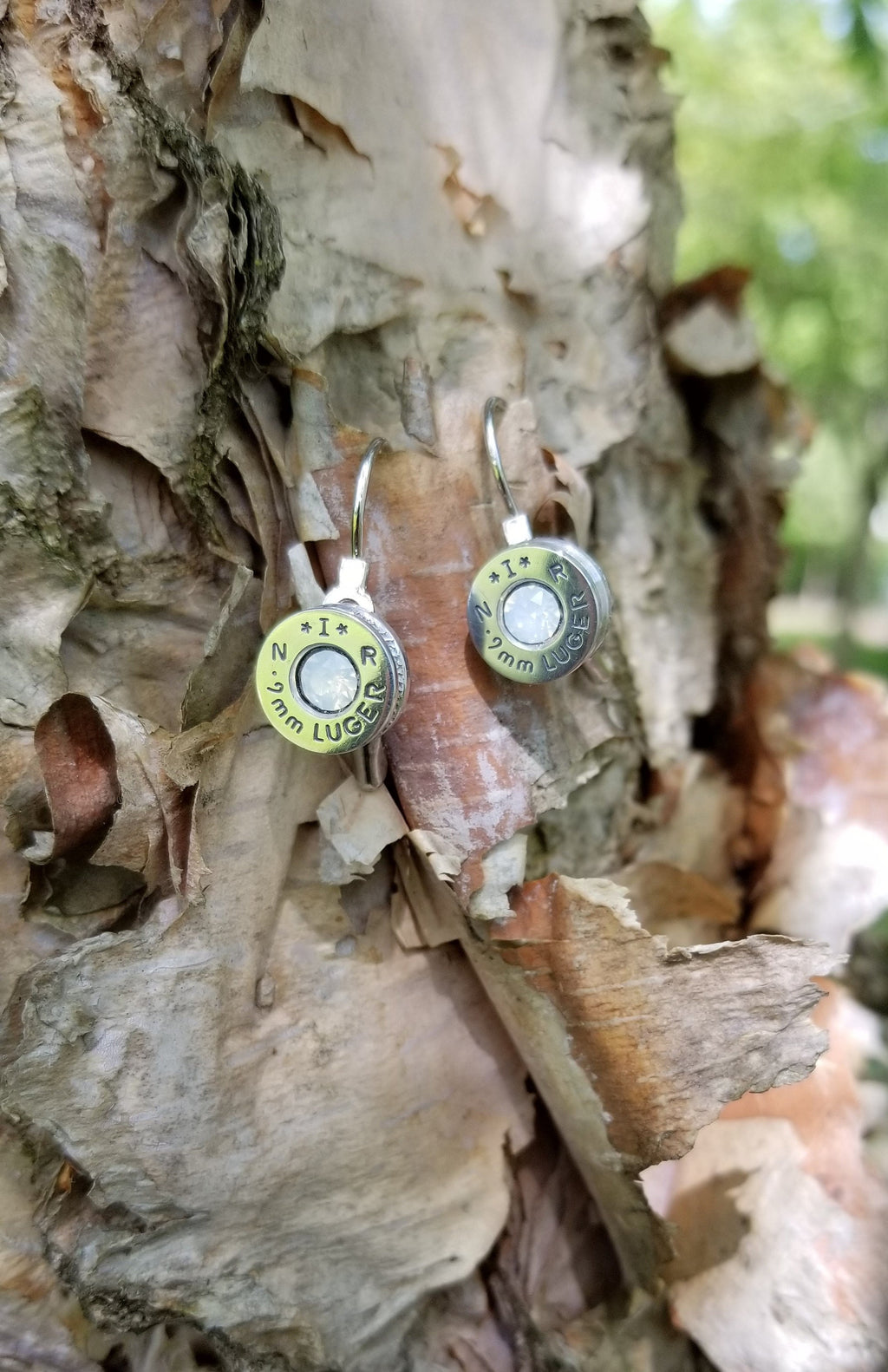 Opal 9mm Bullet French Clip Earrings __etsy:1923983786