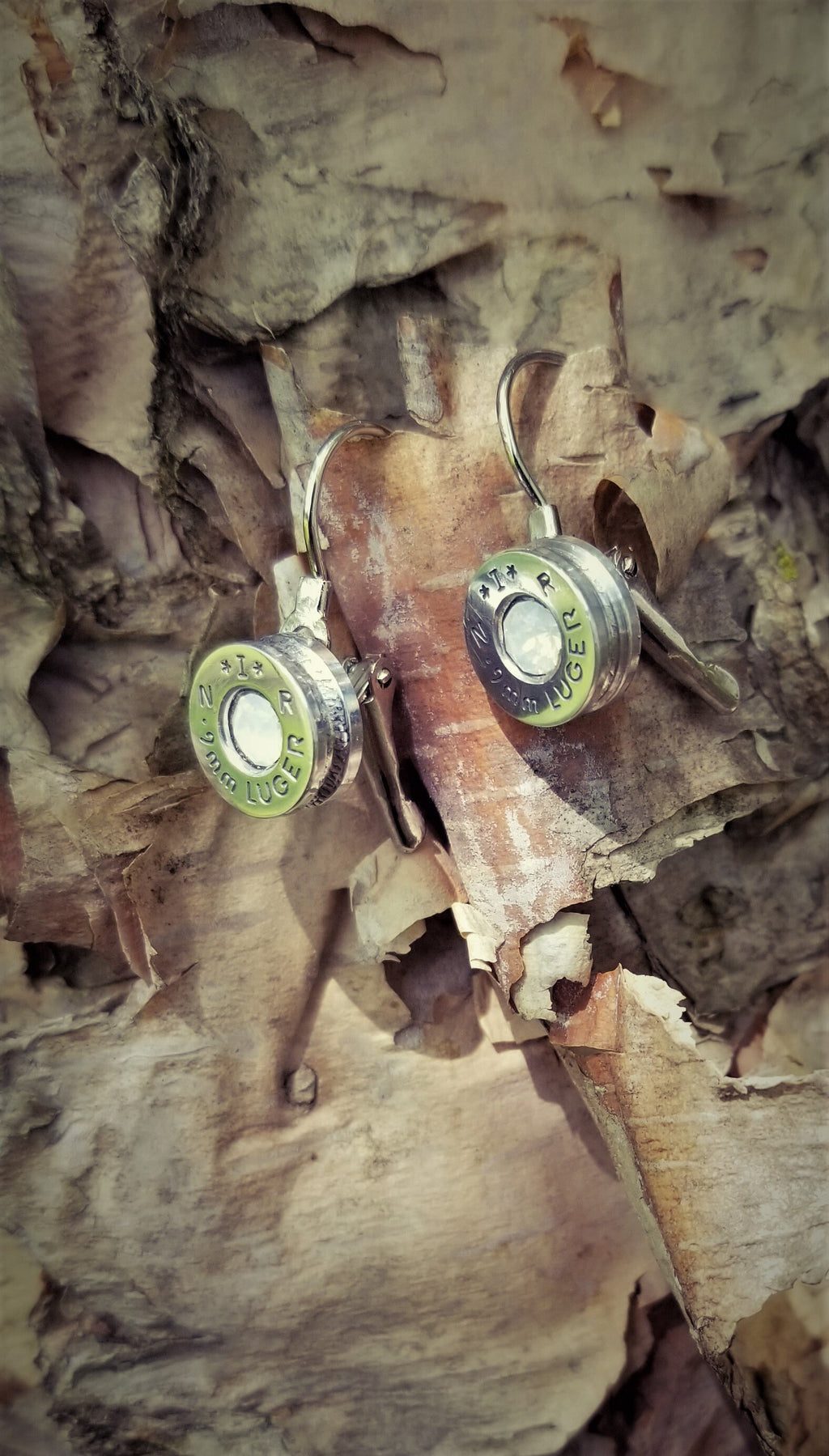 Opal 9mm Bullet French Clip Earrings __etsy:1971527375