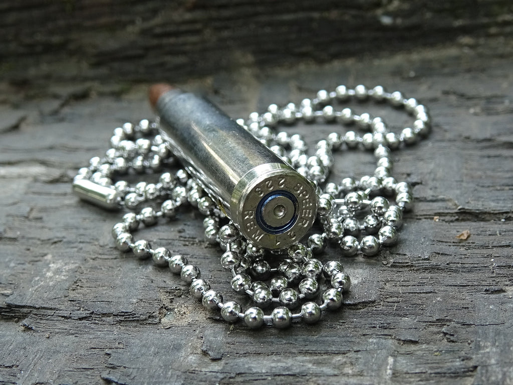 223 Remington Bullet necklace 55gn FMJ
