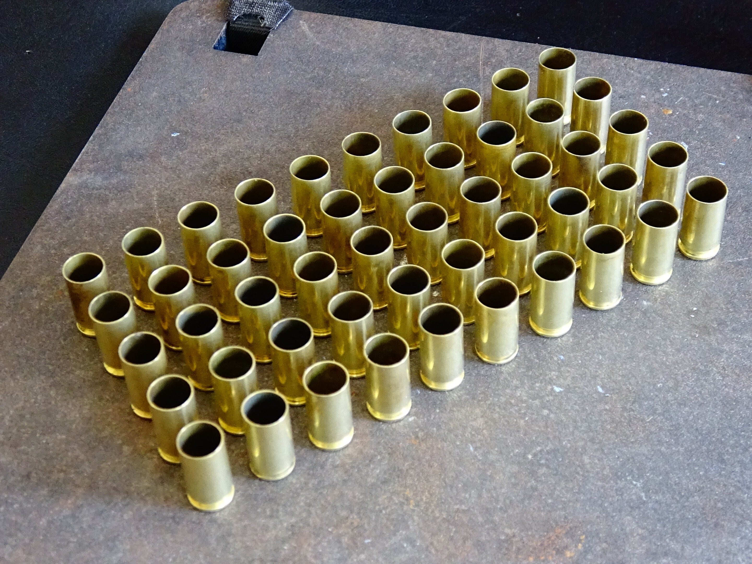 100 count 9mm reloading brass cases __etsy:2283397743
