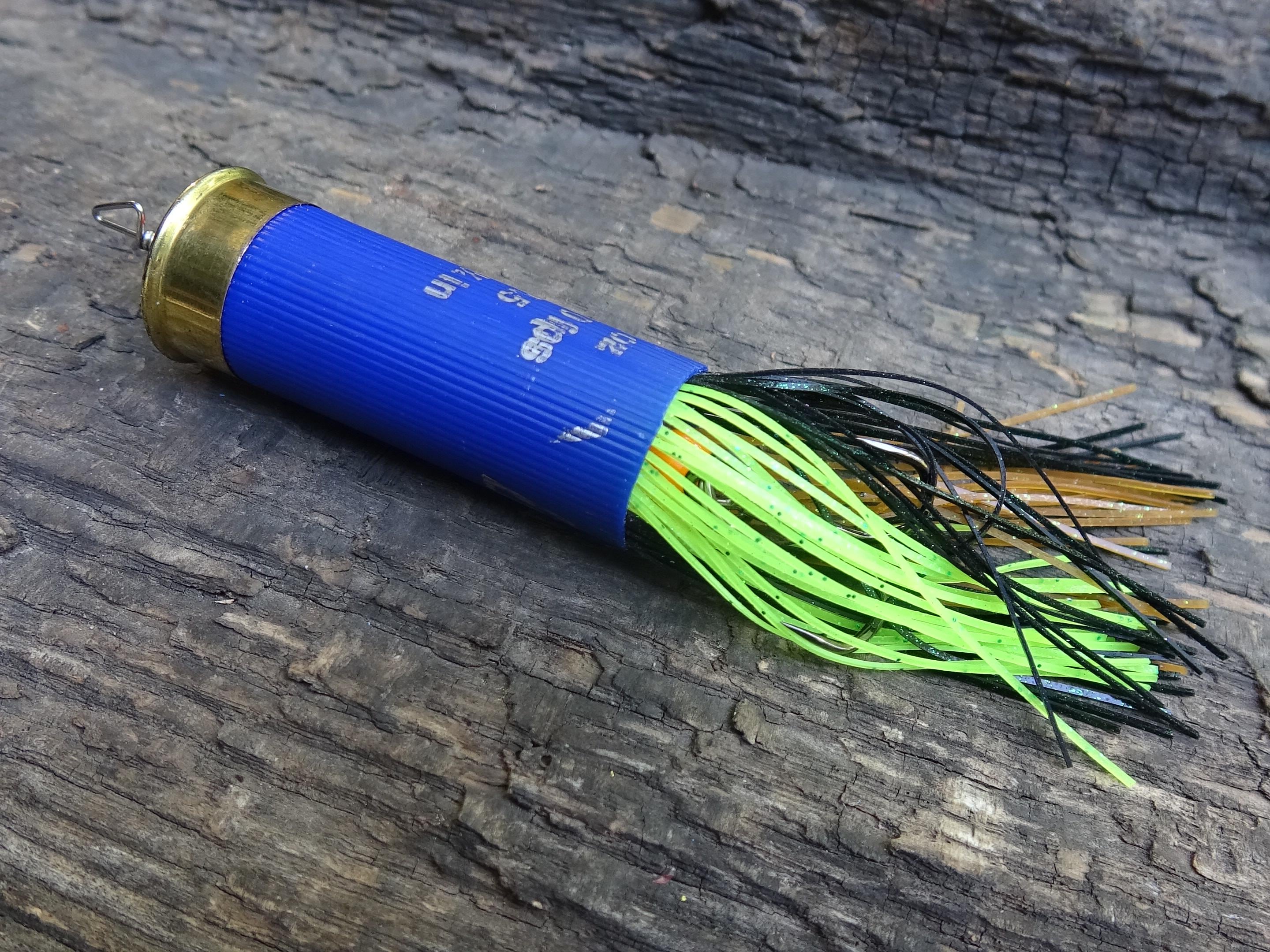 12 gauge top water popper fishing lure floating Missouri craw __etsy:8120582491