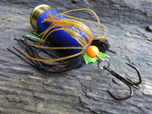 12 gauge top water popper fishing lure floating Missouri craw __etsy:8120582777
