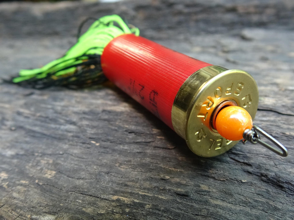 12 gauge top water popper fishing lure floating Missouri craw __etsy:8120434039