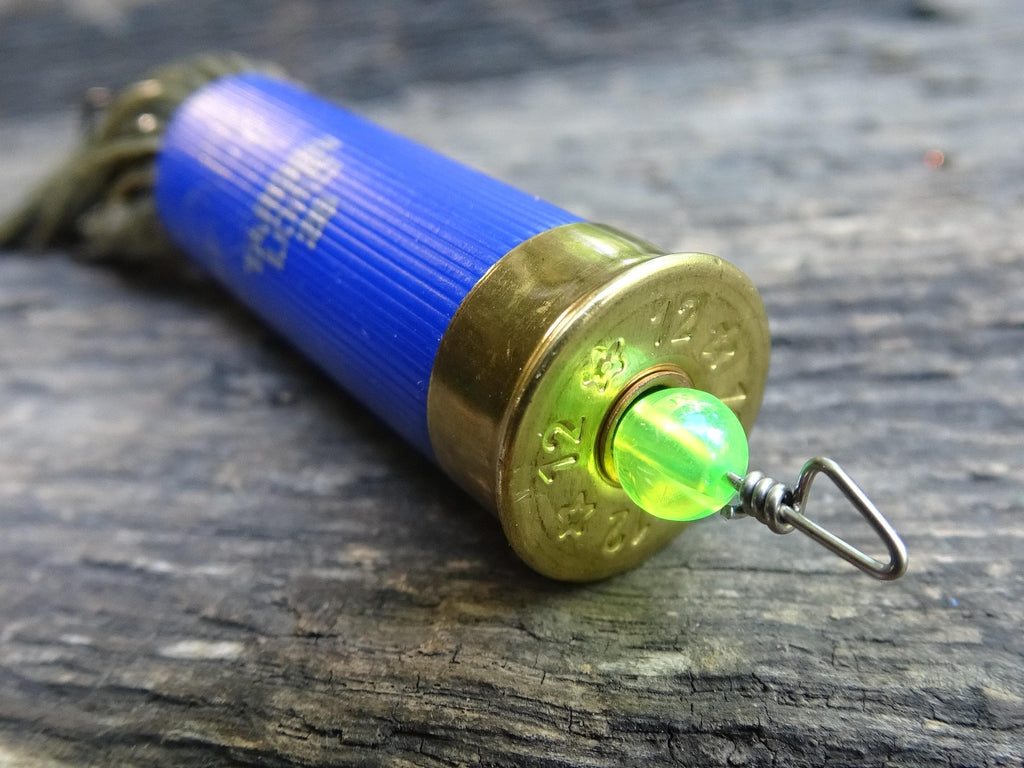 12 gauge top water popper fishing lure floating green pumpkin __etsy:8072675140