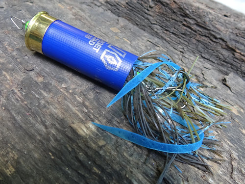 12 gauge top water popper fishing lure floating magic craw __etsy:8120571653
