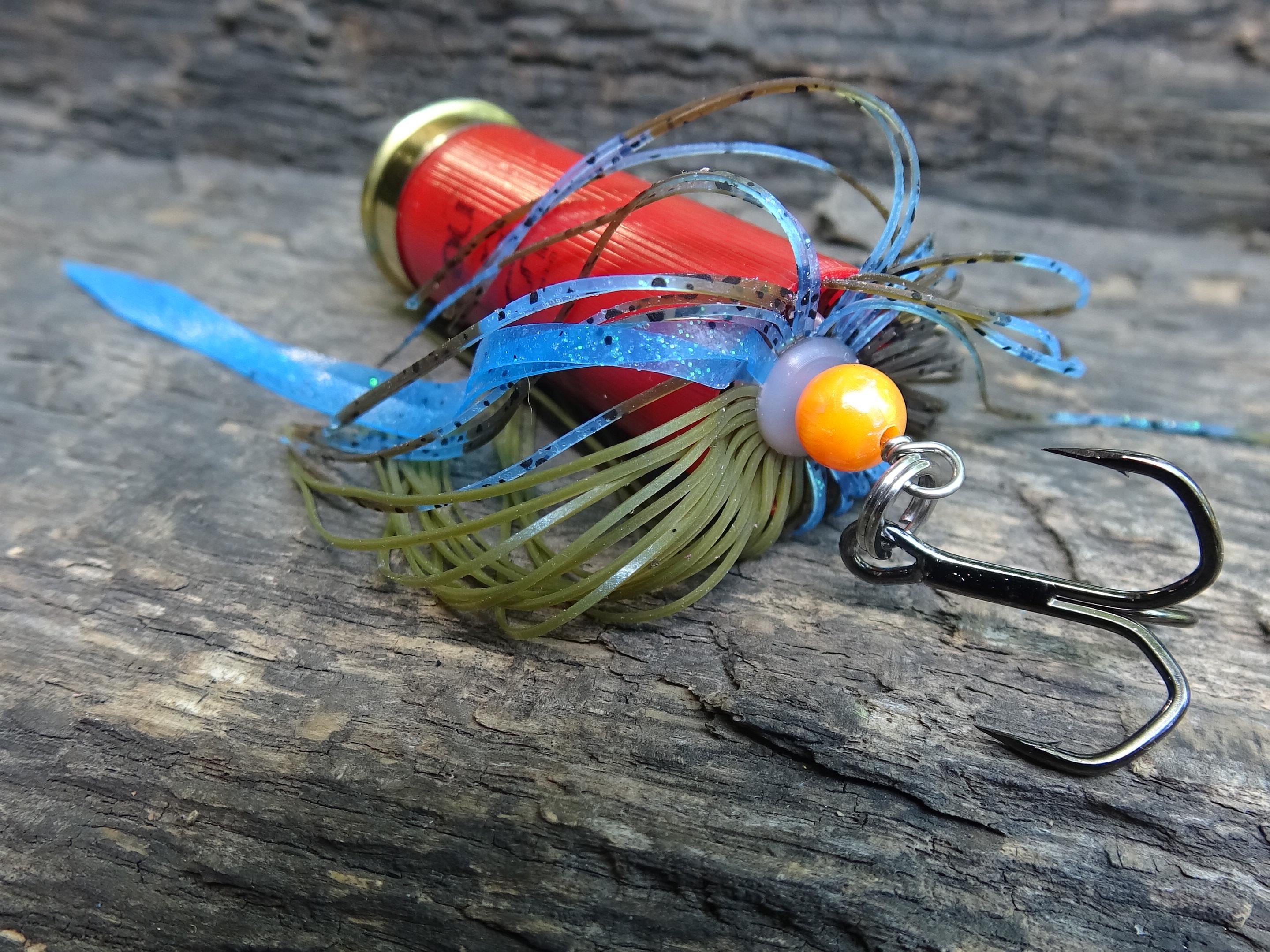 12 gauge top water popper fishing lure floating magic craw __etsy:8072518812