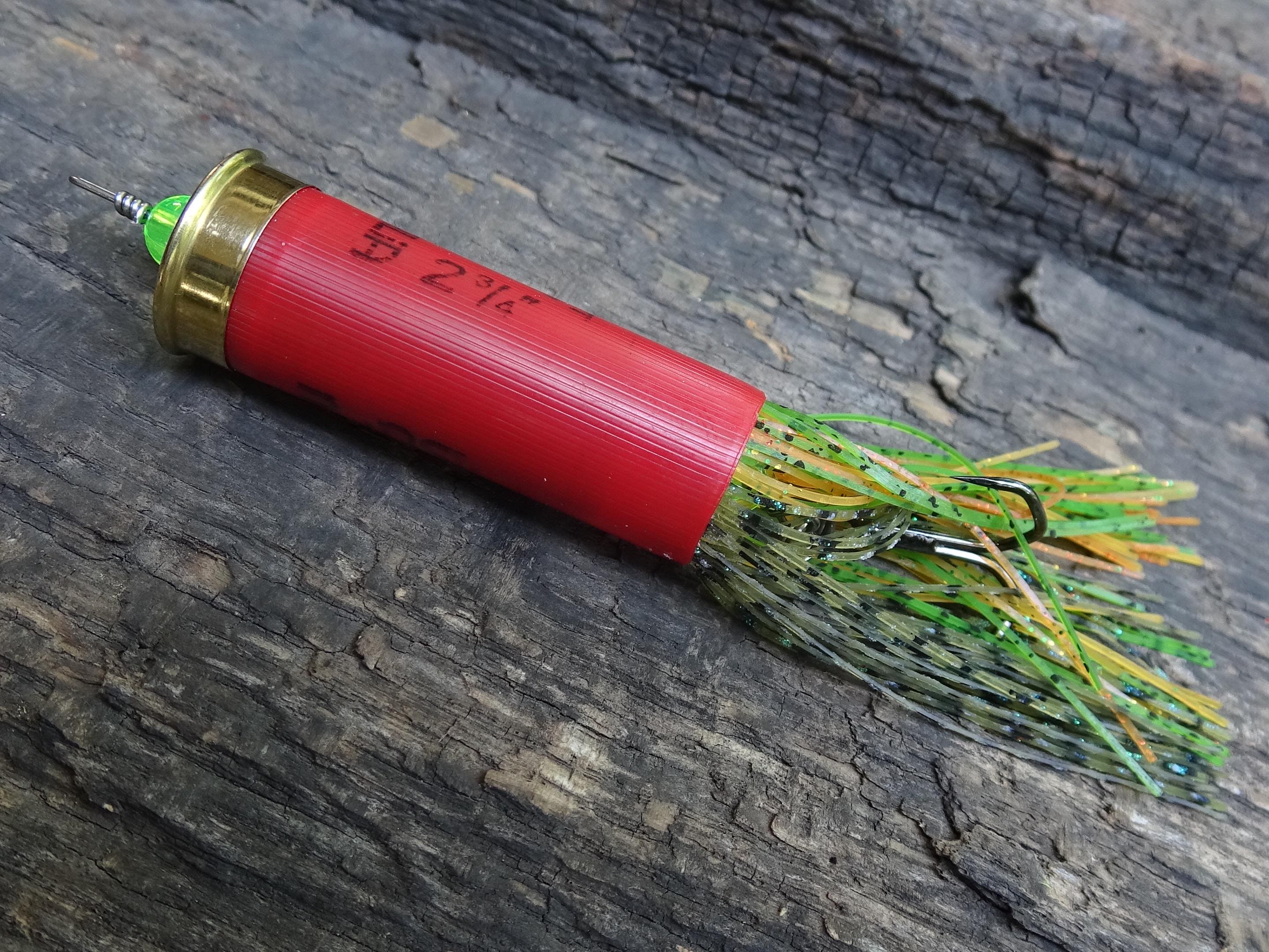 12 gauge top water popper fishing lure floating perch __etsy:8120421043