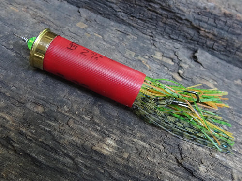 12 gauge top water popper fishing lure floating perch __etsy:8120421043