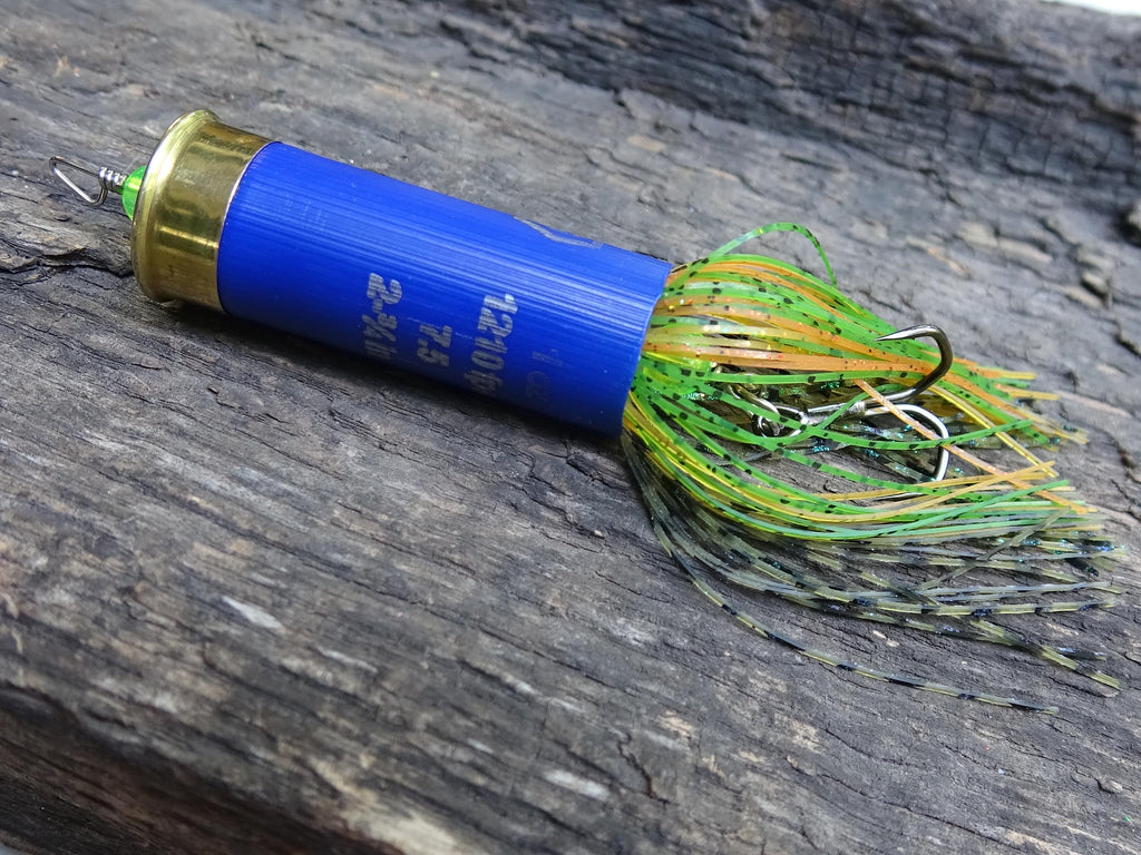 12 gauge top water popper fishing lure floating perch __etsy:8072676628