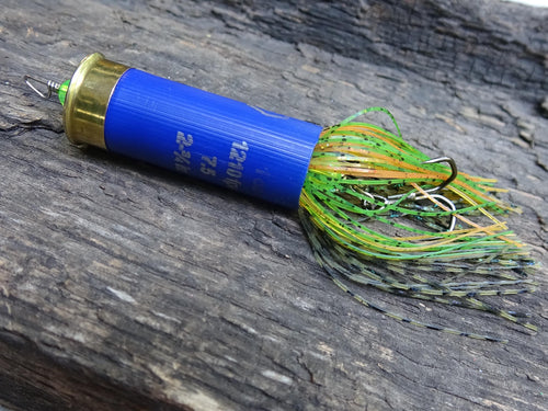 12 gauge top water popper fishing lure floating perch __etsy:8072676628