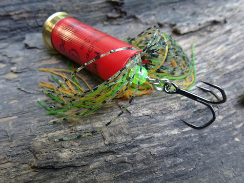 12 gauge top water popper fishing lure floating perch __etsy:8120421223