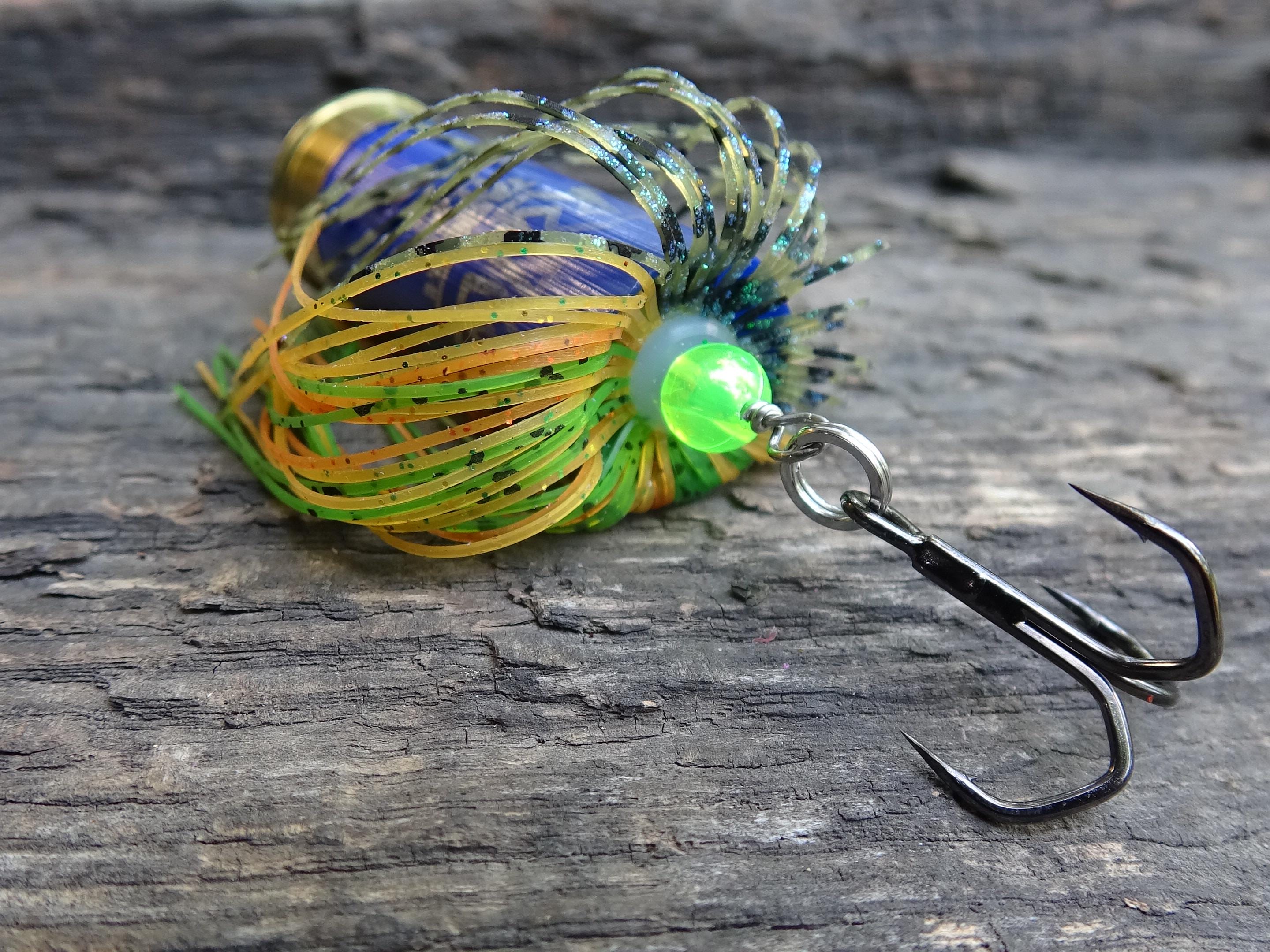 12 gauge top water popper fishing lure floating perch __etsy:8120596659