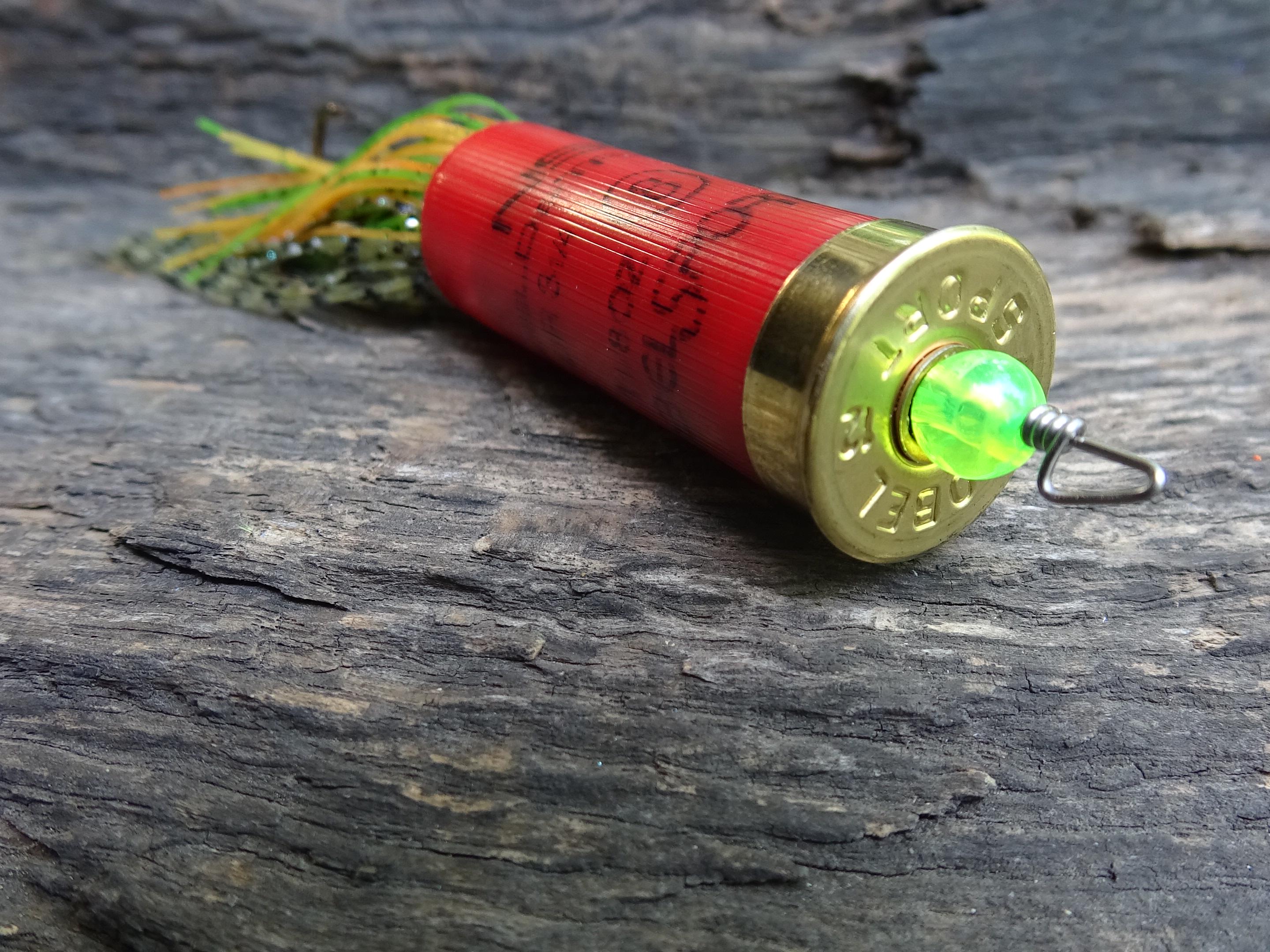 12 gauge top water popper fishing lure floating perch __etsy:8120421419