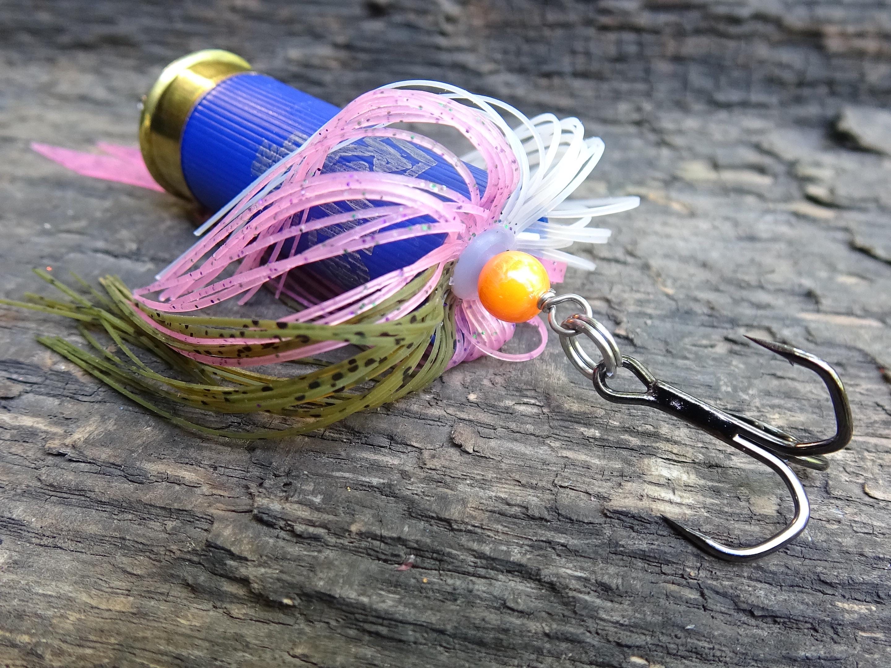 12 gauge top water popper fishing lure floating rainbow trout __etsy:8072660638
