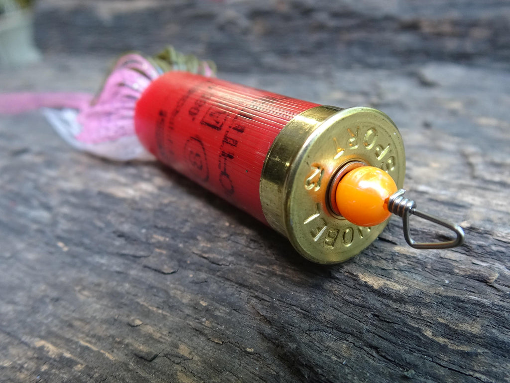 12 gauge top water popper fishing lure floating rainbow trout __etsy:8120530859