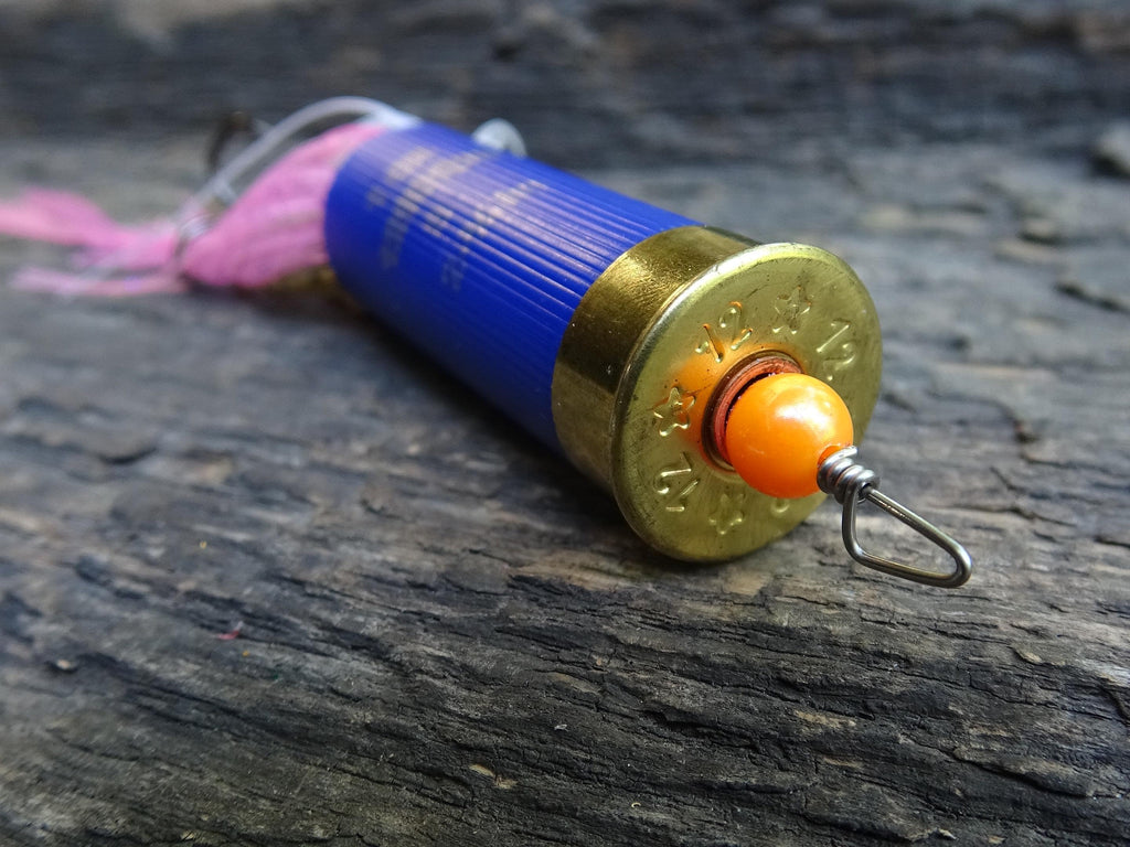 12 gauge top water popper fishing lure floating rainbow trout __etsy:8120580259