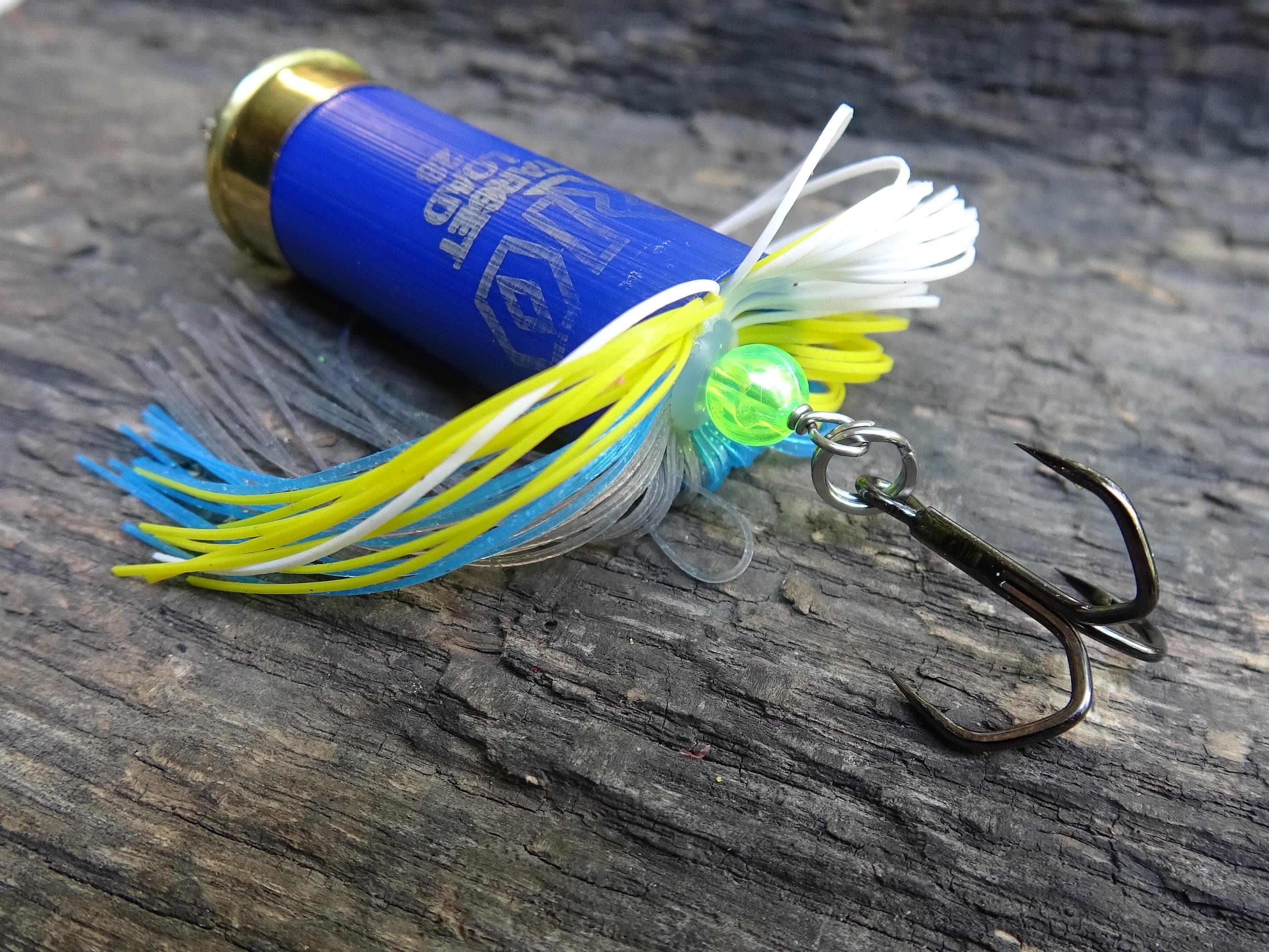 12 gauge top water popper fishing lure floating sexy shad __etsy:8120589381