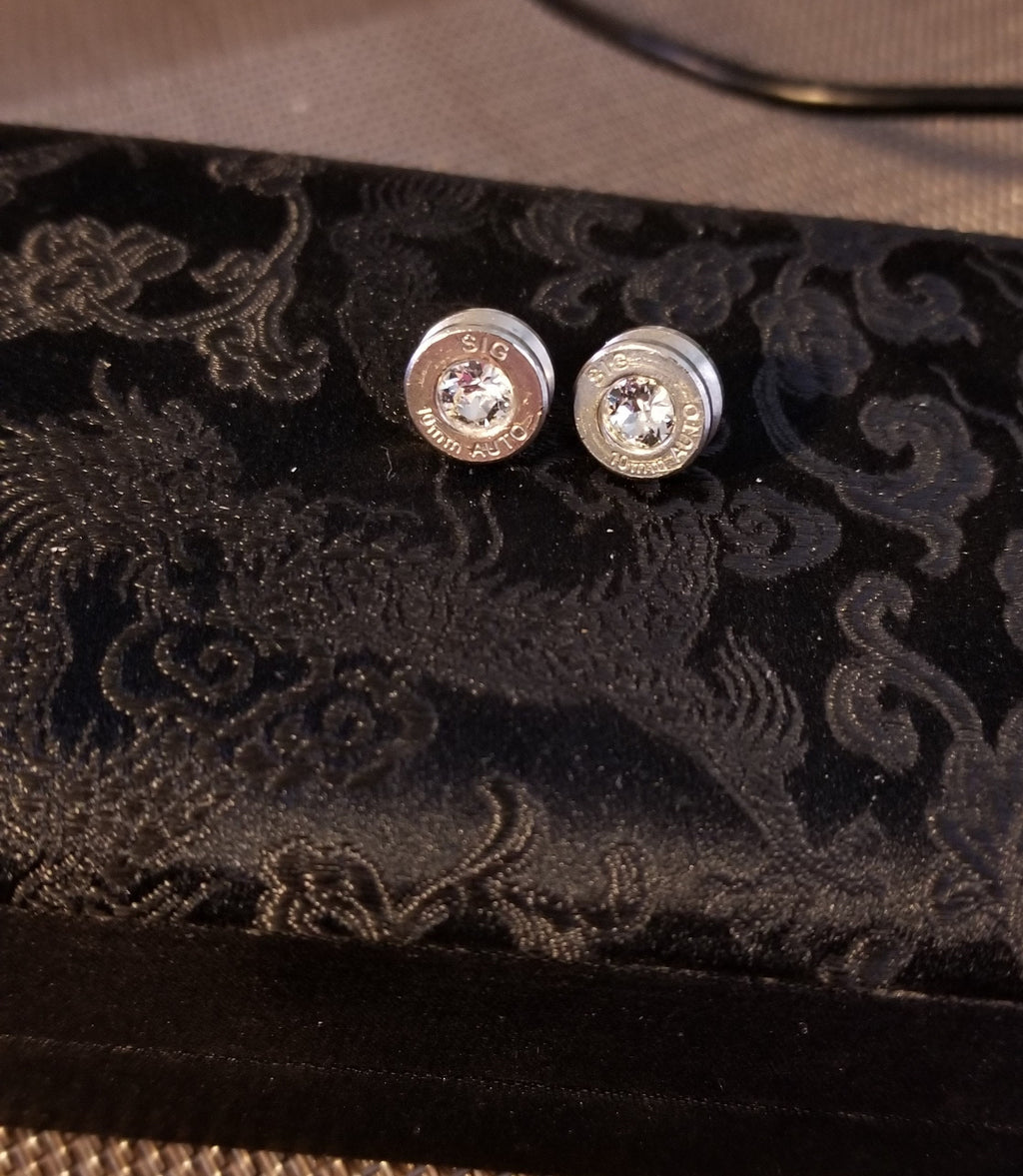 10mm bullet jewelry earrings swarovski stone (etsy image id: 1916445920)