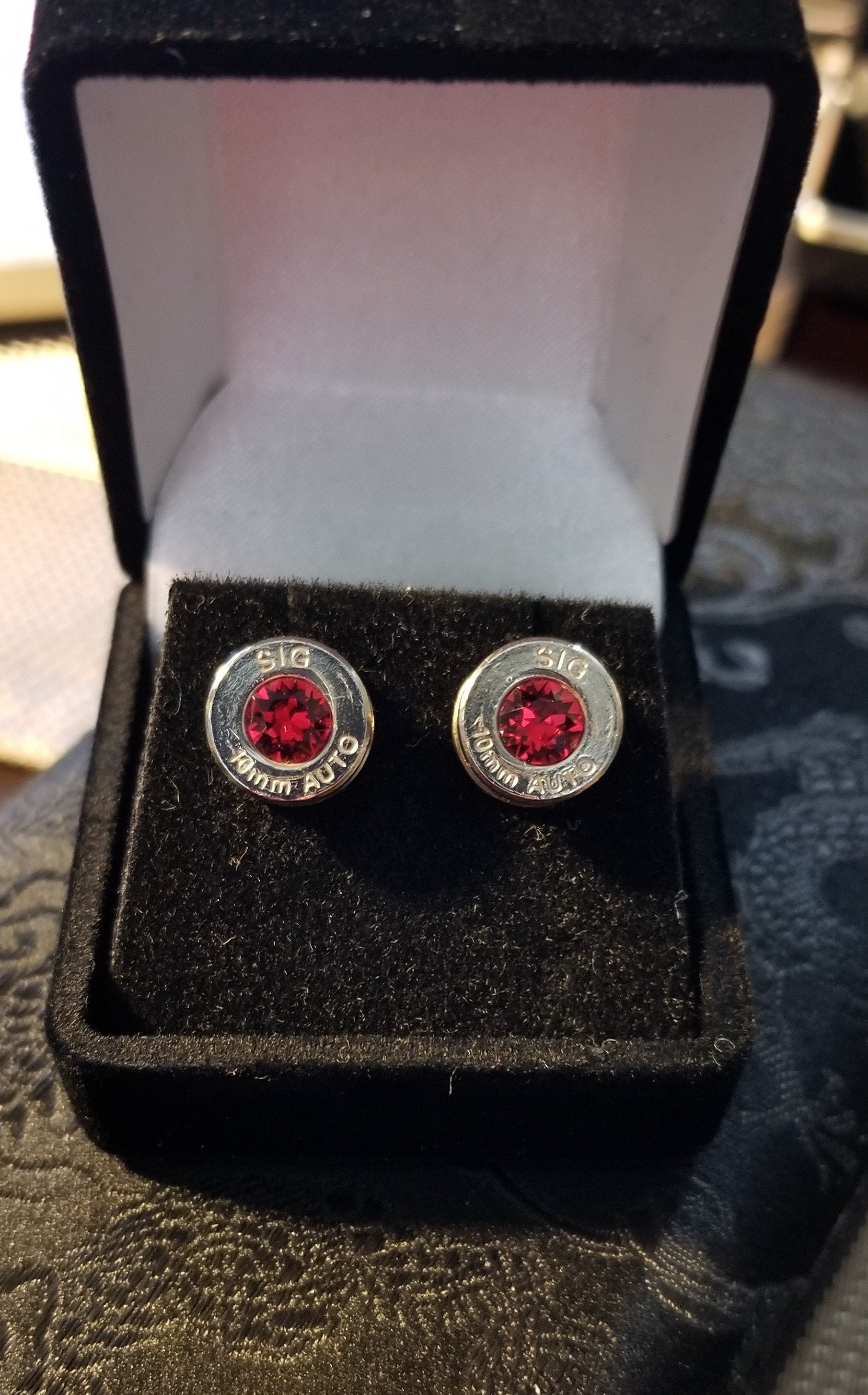 10mm bullet jewelry earrings swarovski stone (etsy image id: 1916490874)