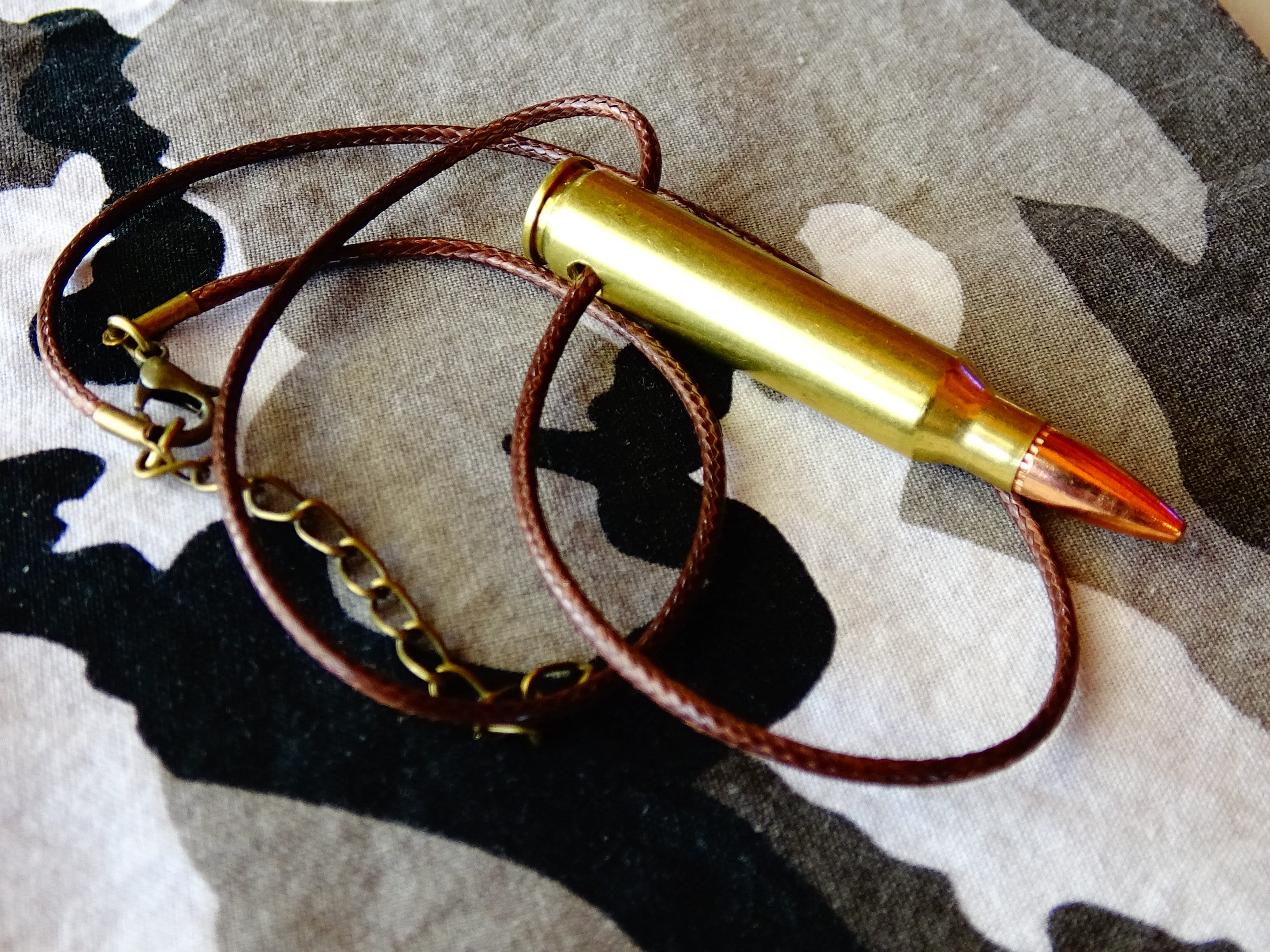 5.56mm corded necklace apocalypse editionbullet necklace (etsy image id: 1959791330)