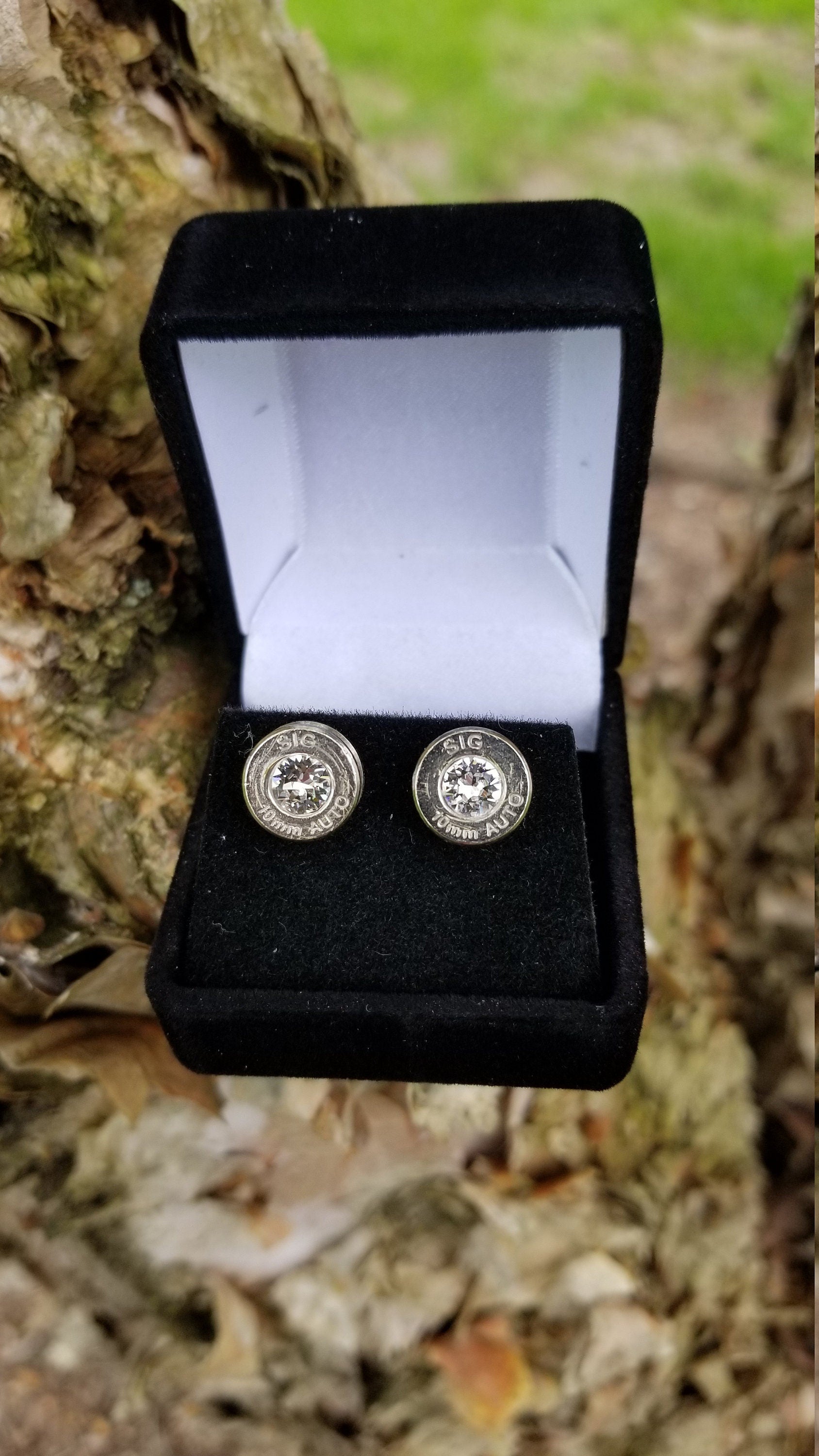 10mm bullet jewelry earrings swarovski stone (etsy image id: 1963989173)
