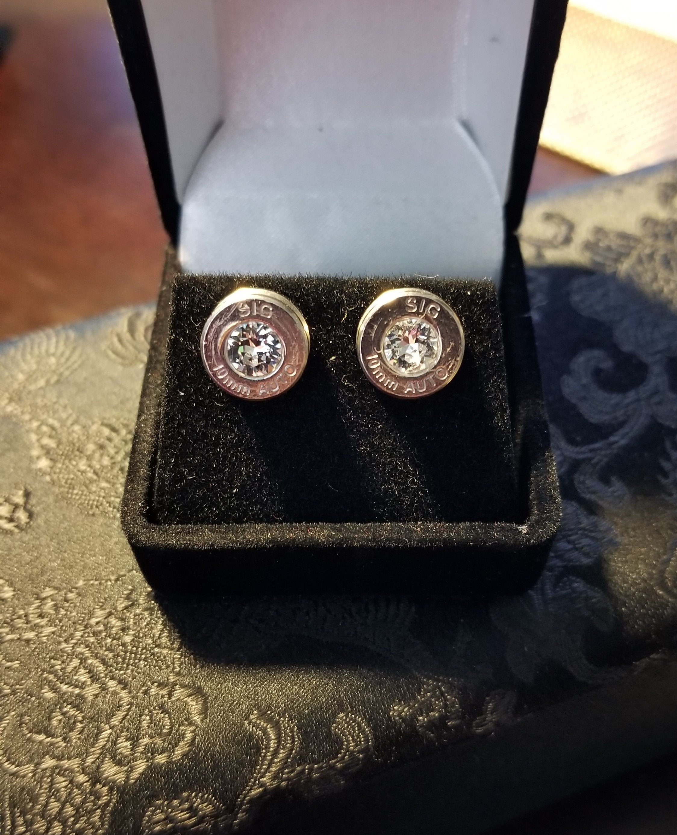 10mm bullet jewelry earrings swarovski stone (etsy image id: 1963989213)