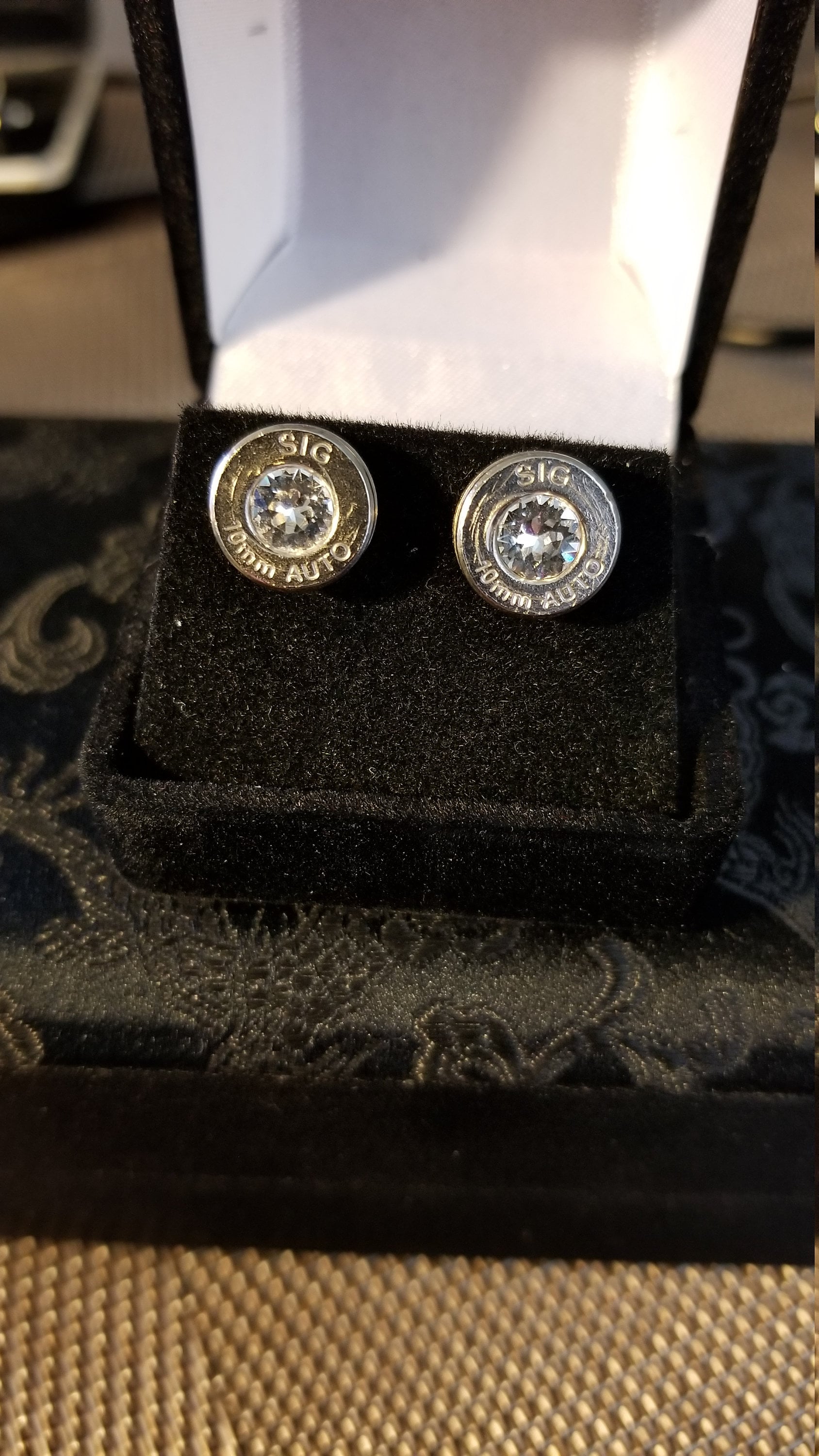 10mm bullet jewelry earrings swarovski stone (etsy image id: 1963990149)