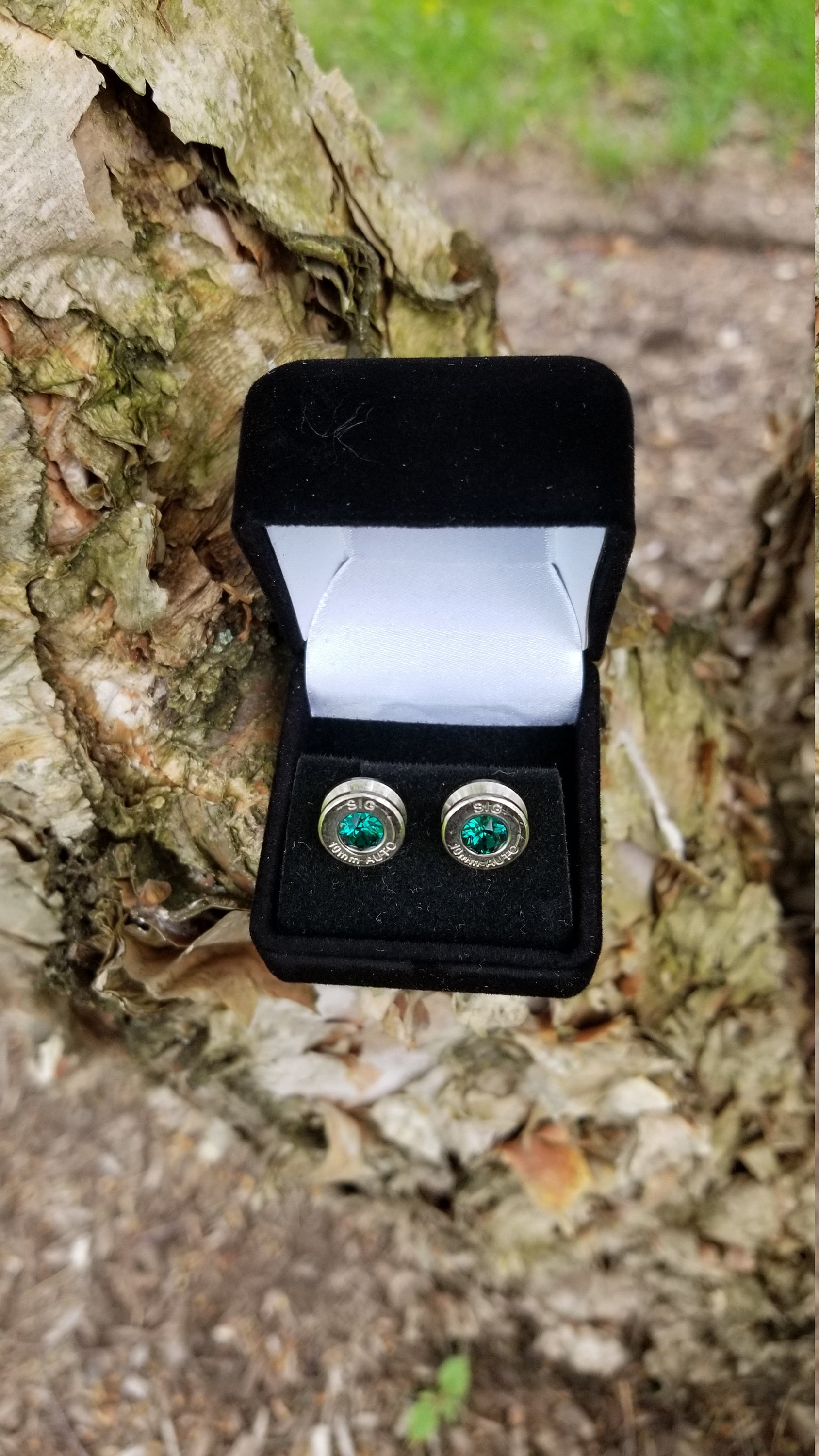 10mm bullet jewelry earrings swarovski stone (etsy image id: 1964011263)