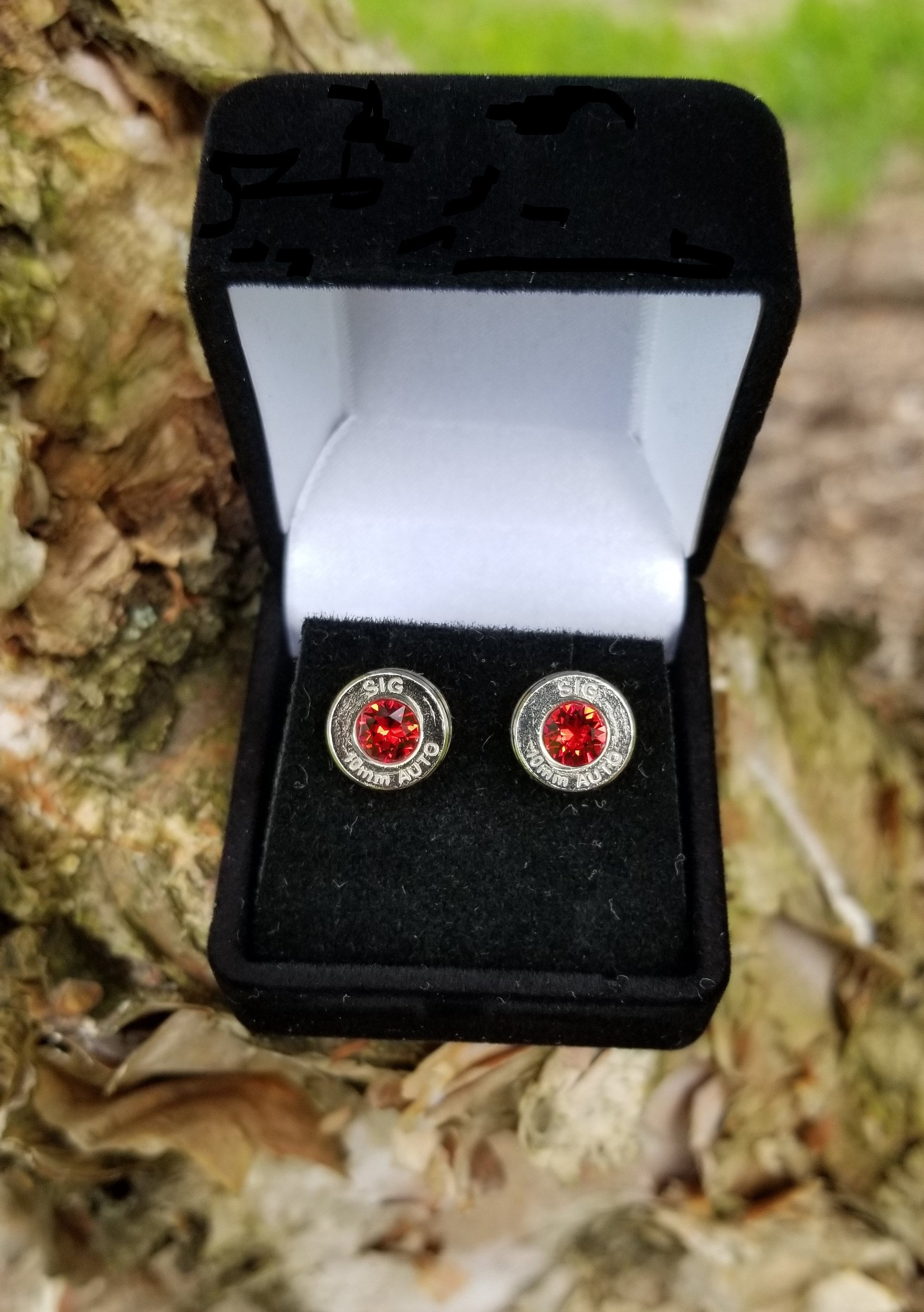 10mm bullet jewelry earrings swarovski stone (etsy image id: 1964035643)