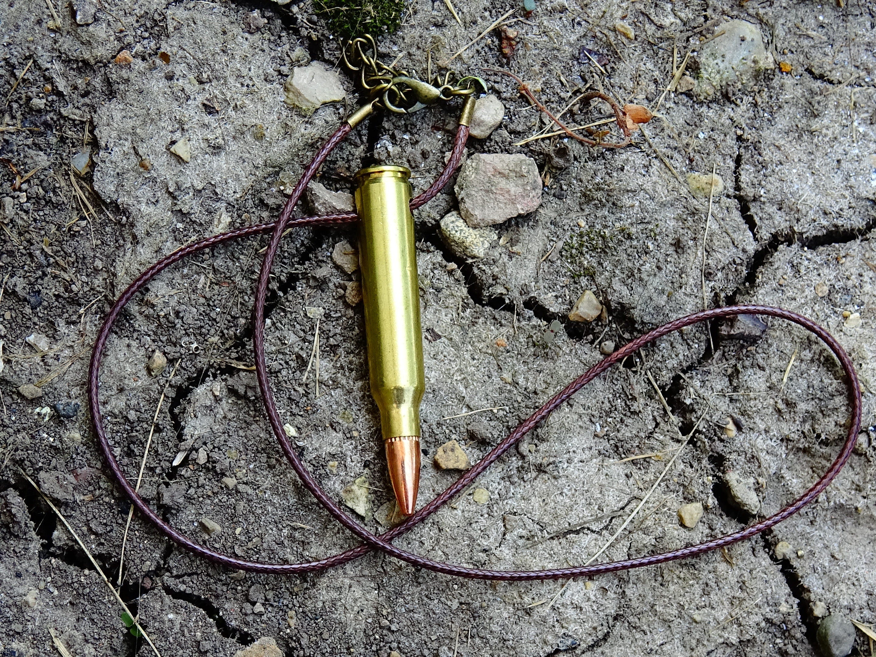 5.56mm corded necklace apocalypse editionbullet necklace (etsy image id: 2007326207)