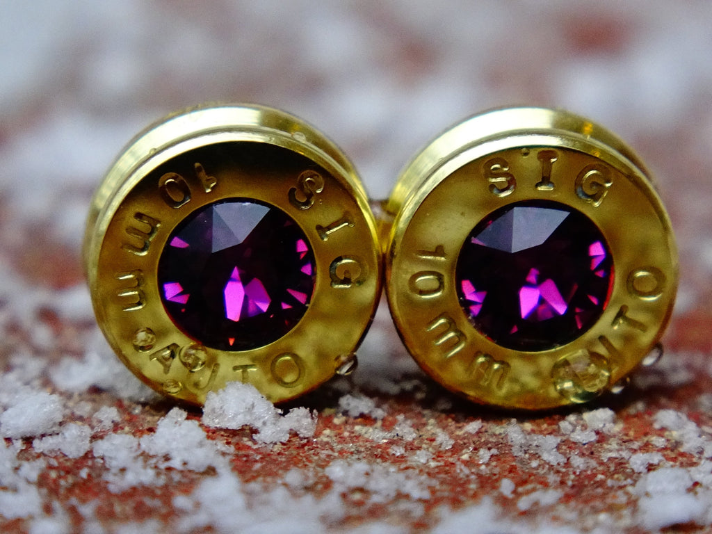 Earrings amethyst bullet (etsy image id: 2149417046)