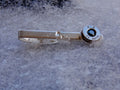 45 ACP silver tone bullet tie clip swarovski black onyx (etsy image id: 2173109425)