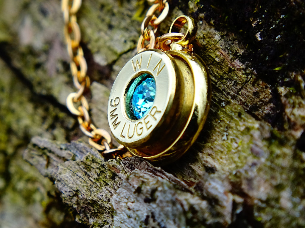 Bullet necklace aquamarine (etsy image id: 2245739182)