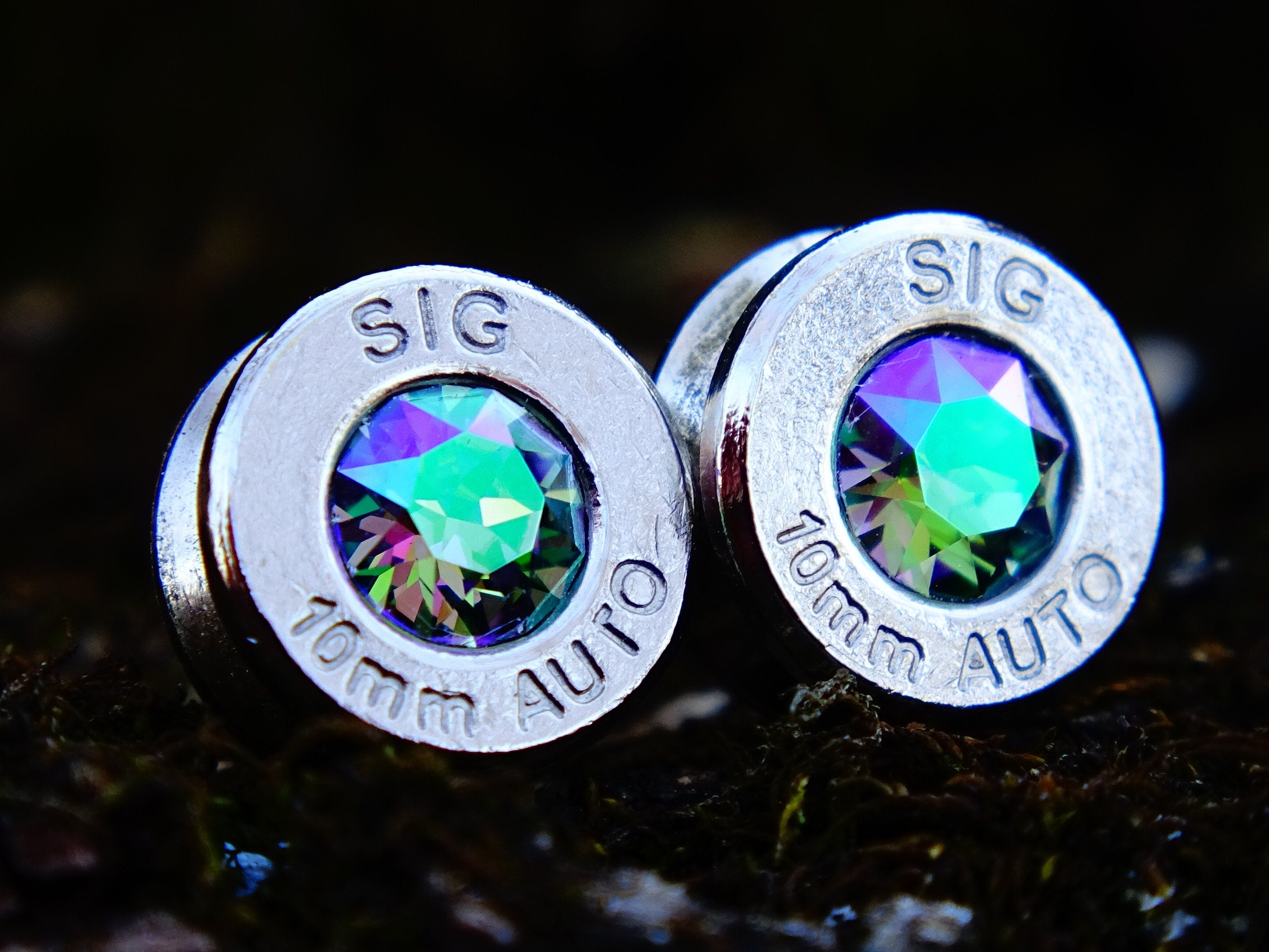 Bullet earrings alexandrite (etsy image id: 2252182062)