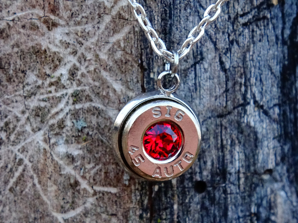 Bullet necklace garnet (etsy image id: 2252199914)