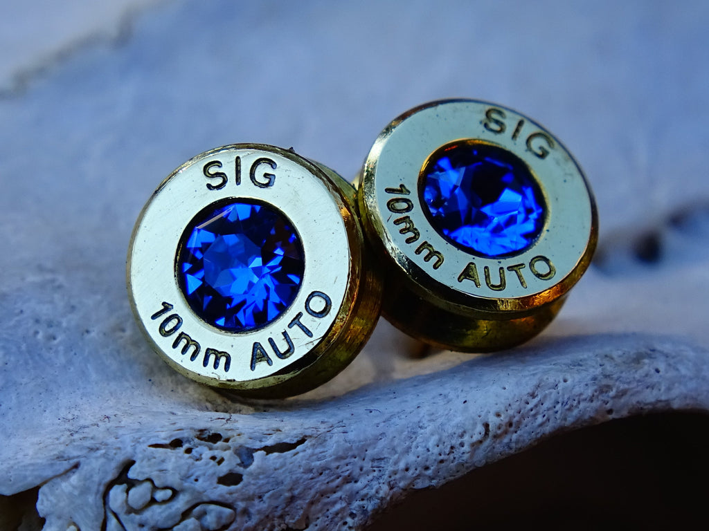 Earrings sapphire bullet (etsy image id: 2269868094)