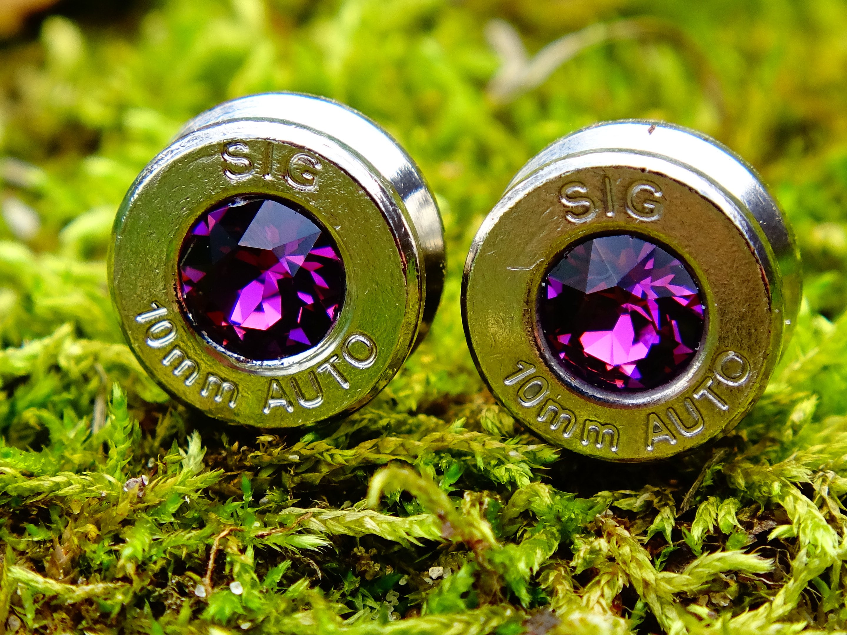 Earrings amethyst bullet (etsy image id: 2295136080)