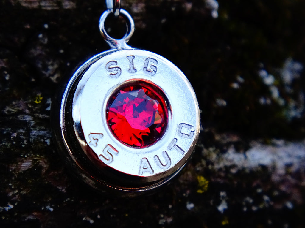 Bullet necklace garnet (etsy image id: 2299798641)