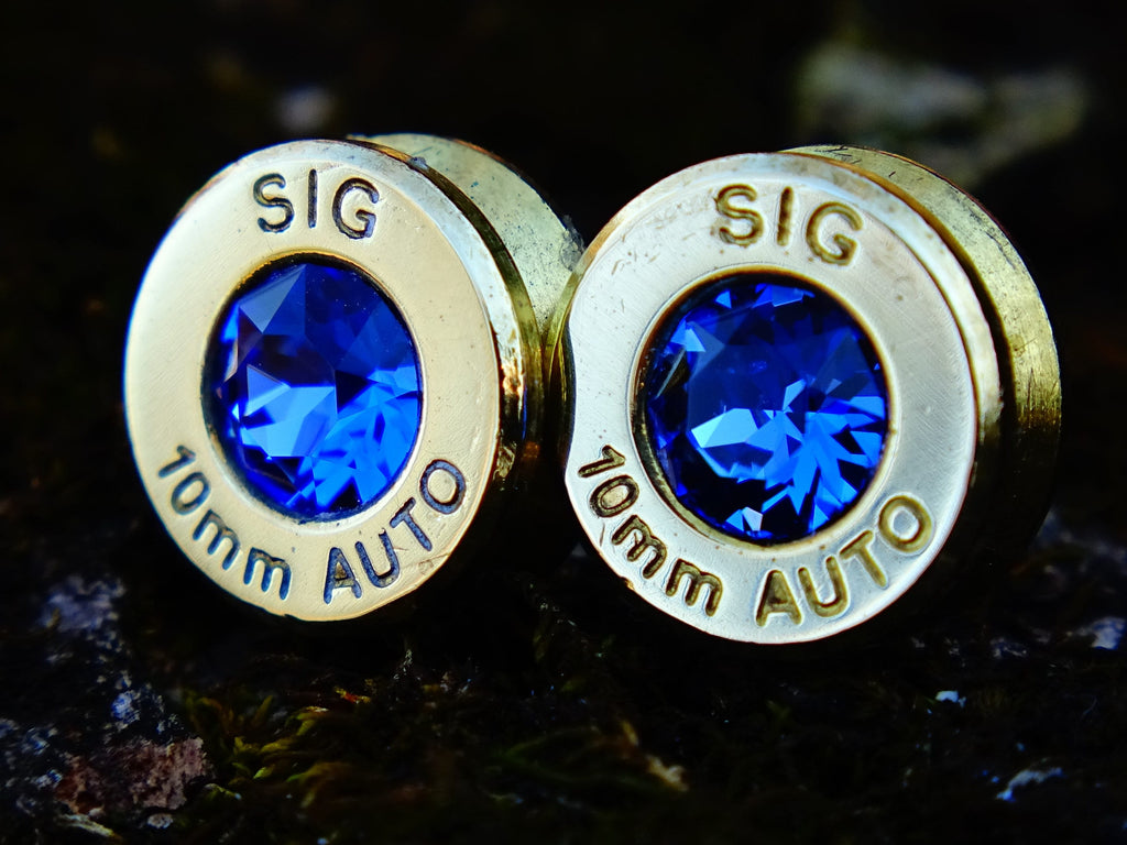 Earrings sapphire bullet (etsy image id: 2317467293)