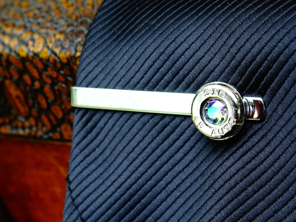 Bullet tie clip .45 ACP alexandrite (etsy image id: 2329820948)