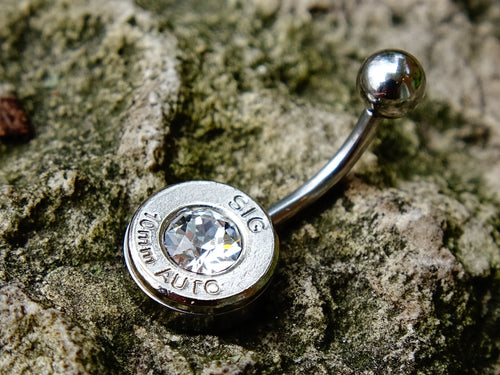 Navel ring belly button ring Bullet __etsy:2332793993
