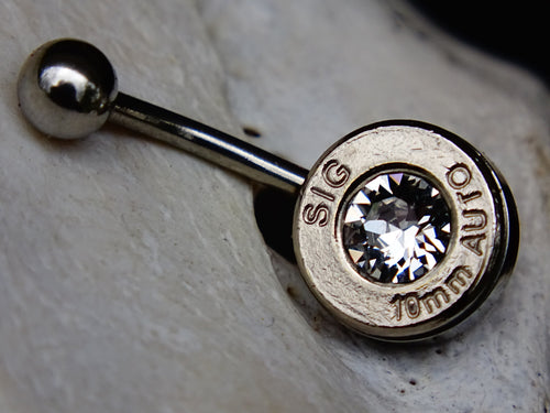 Navel ring belly button ring Bullet __etsy:2332794457