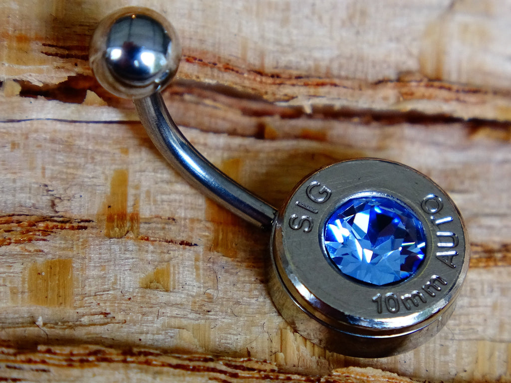 Bullet navel ring belly button ring tanzanite (etsy image id: 2334316353)