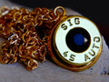 Bullet necklace 45 onyx __etsy:2336110191