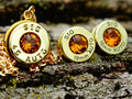 Bullet earrings & necklace topaz (etsy image id: 2342732193)