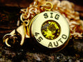 Bullet necklace citrine (etsy image id: 2342738543)