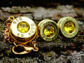 Bullet earrings & necklace citrine __etsy:2342741907
